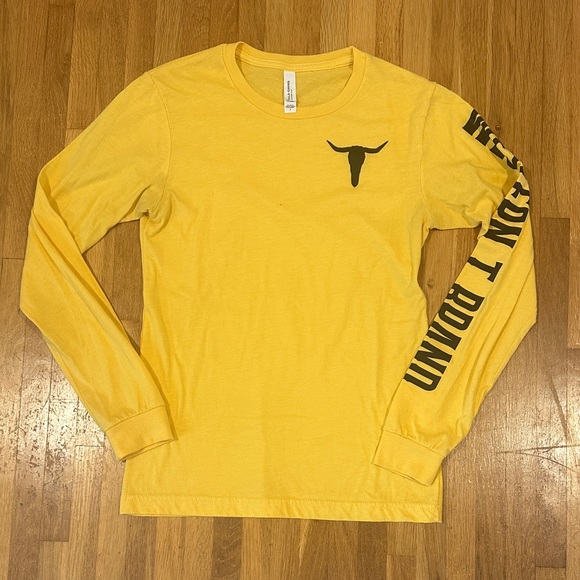 Western T Brand | Women’s Yellow Long Sleeve Shirt - Picture 1 of 14